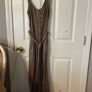 Abercrombie & Fitch Leopard Print Dress - Brown and Black